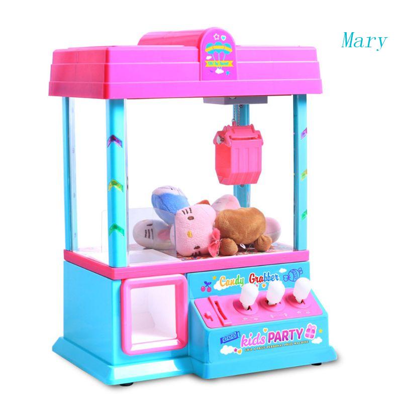 Mary Simulation Arcade Machine Claw Untuk Boneka Mainan Balita Lucu Tahun Baru Hari Anak