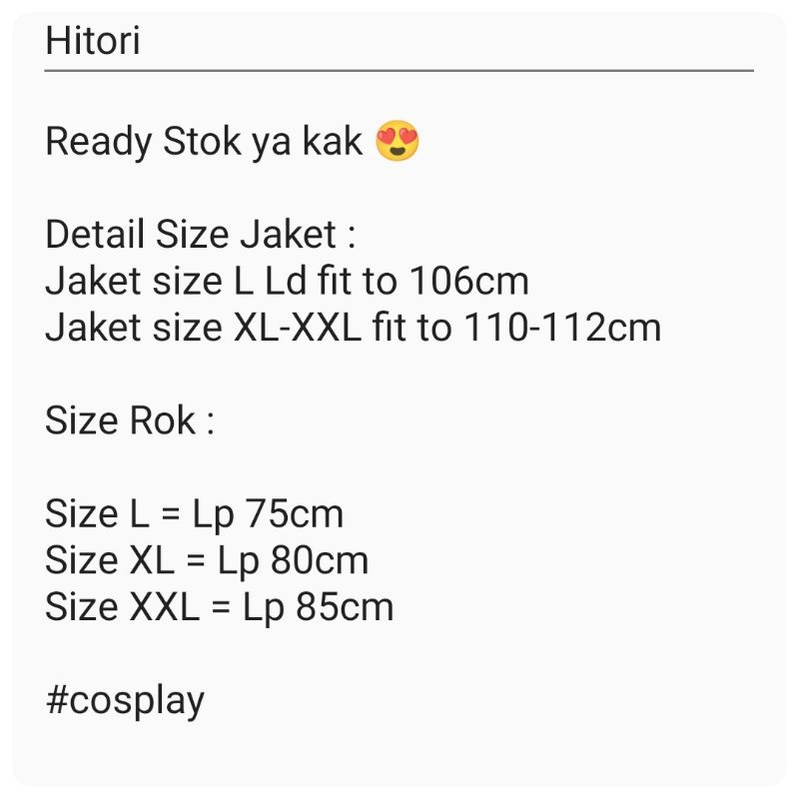 KOSTUM COSPLAY HITORI GOTOH BOCCHI THE ROCK