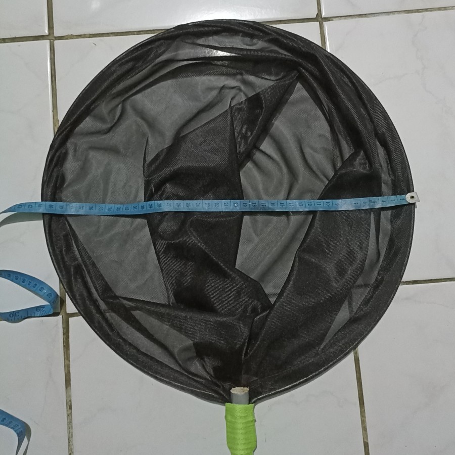 SEROK SEROKAN IKAN 40 cm KAIN JARING lambit gagang ALUMINIUM JENTIK