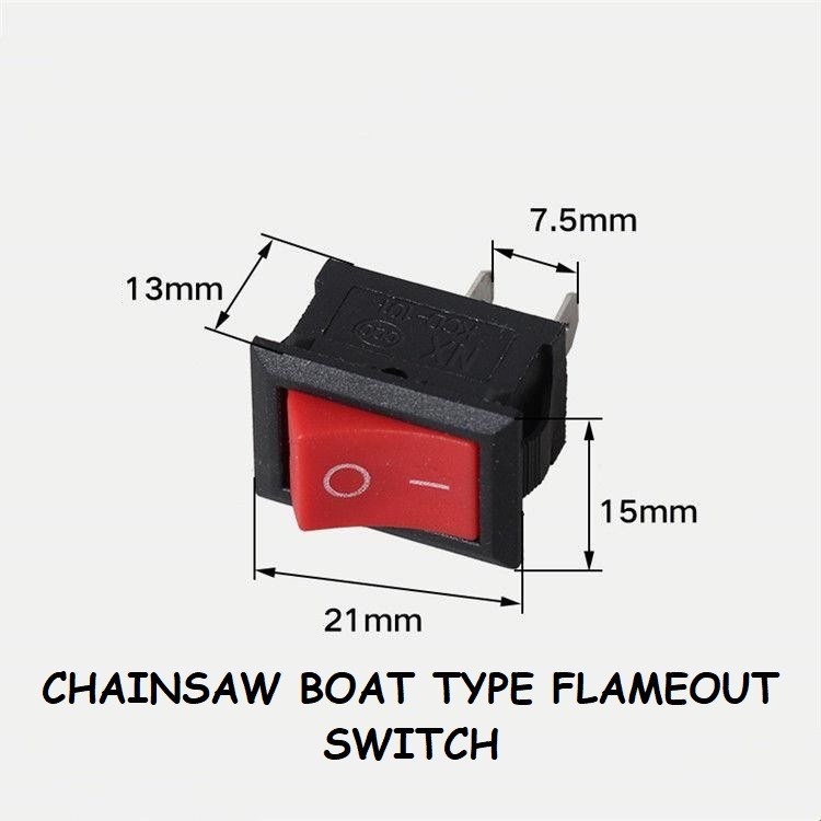 Saklar Switch 2 Pin On Off 21x15mm / Rocker Switch 2 Pin On-Off