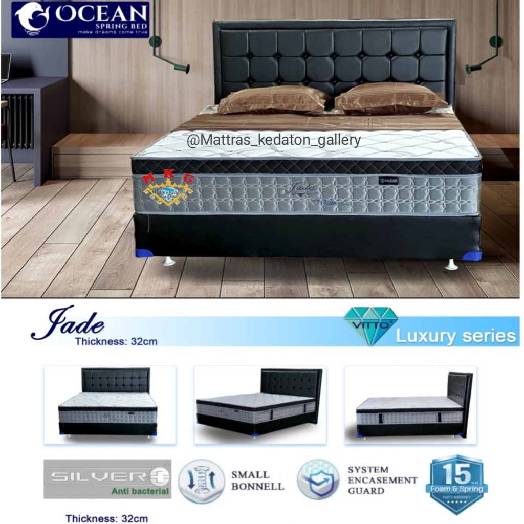 Ocean Springbed Jade  - Kasur Springbed Matras Full Set