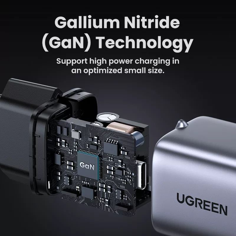 Ugreen GaN Charger 20W 30W 45W Nexode USB C for Iphone and Android Fast Charging