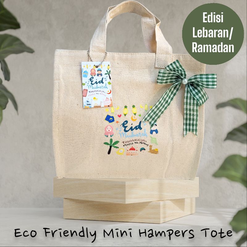Eco Friendly Tote Bag Hampers Medium - Edisi Lebaran Idul Fitri Ramadhan