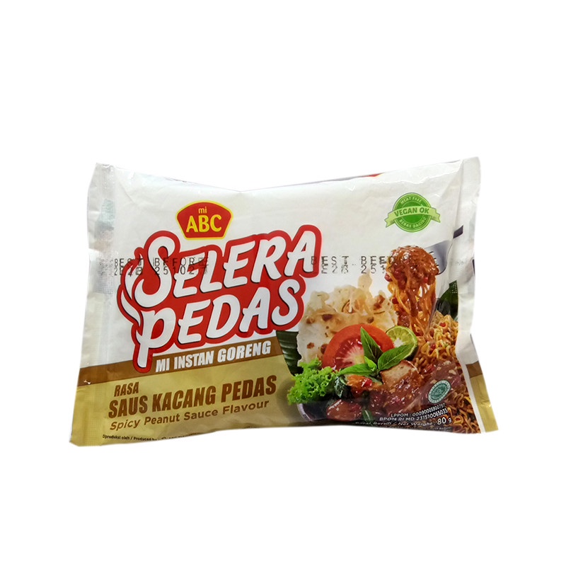 Abc Mie Selera Pedas Saus Kacang Pedas 8
