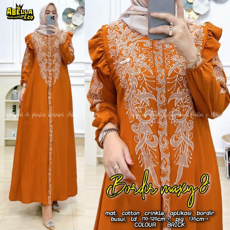 BORDIR MAXY #11 #10 #1 #2 #3 #4 #5 #6 #7 #8 #9 100% ORIGINAL By ABELLA & CO