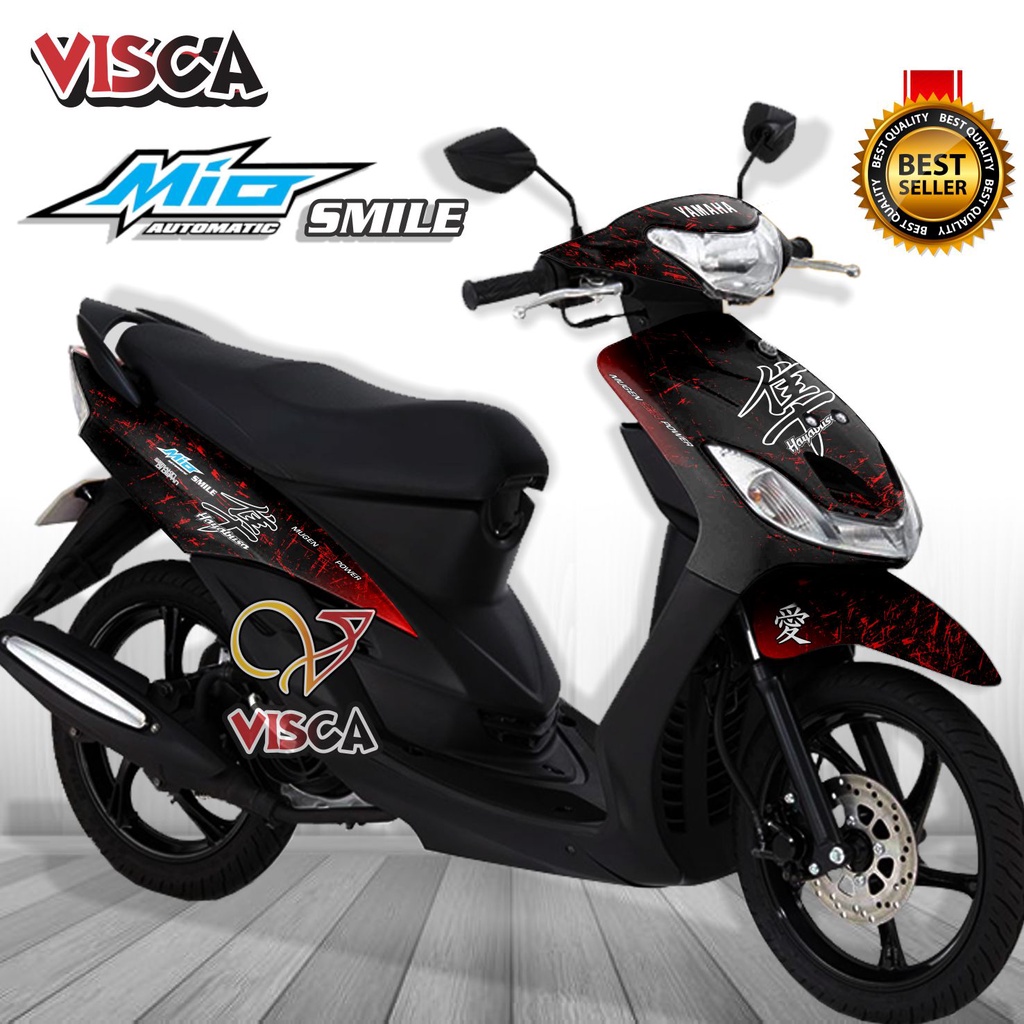 Jual Decal Mio Smile Full Body Stiker Mio Smile Full Body Striping Mio ...