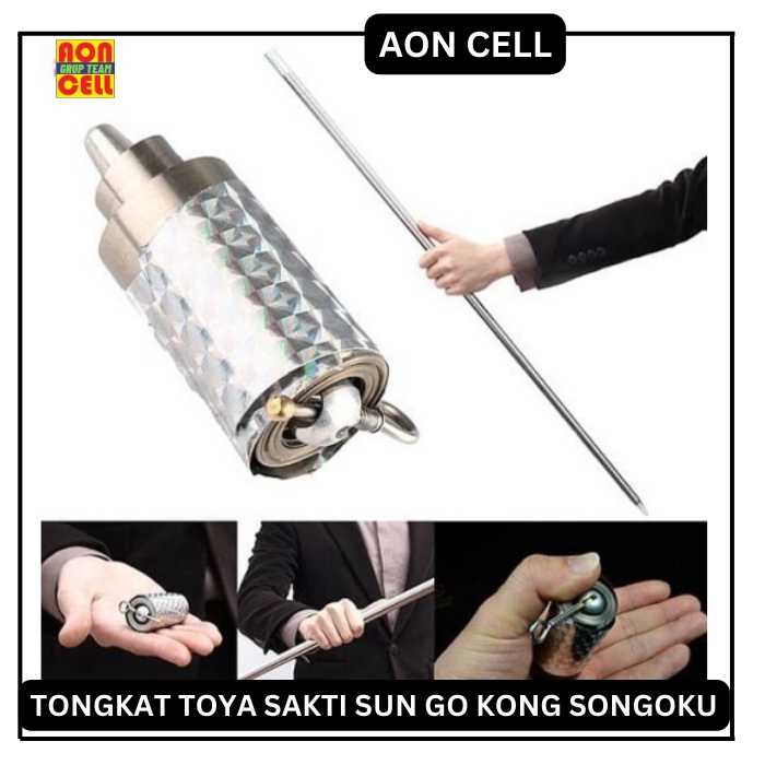 Tongkat Ajaib Toya Sakti Sun Go Kong Sungokong Songoku Metal Besi