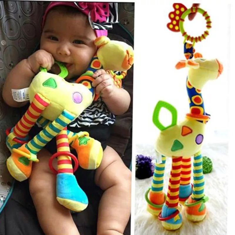 Boneka Gantung Bayi Rattle Teether Jerapah Hanging JUMBO