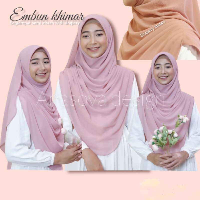 Segiempat malaysia/Embun khimar/semi instan