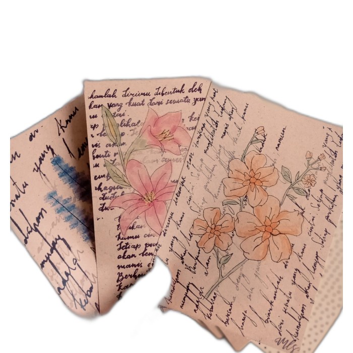 

Diary 65Pcs Paket Kertas Jurnal - Bullet Journal Vintage Paper Kit