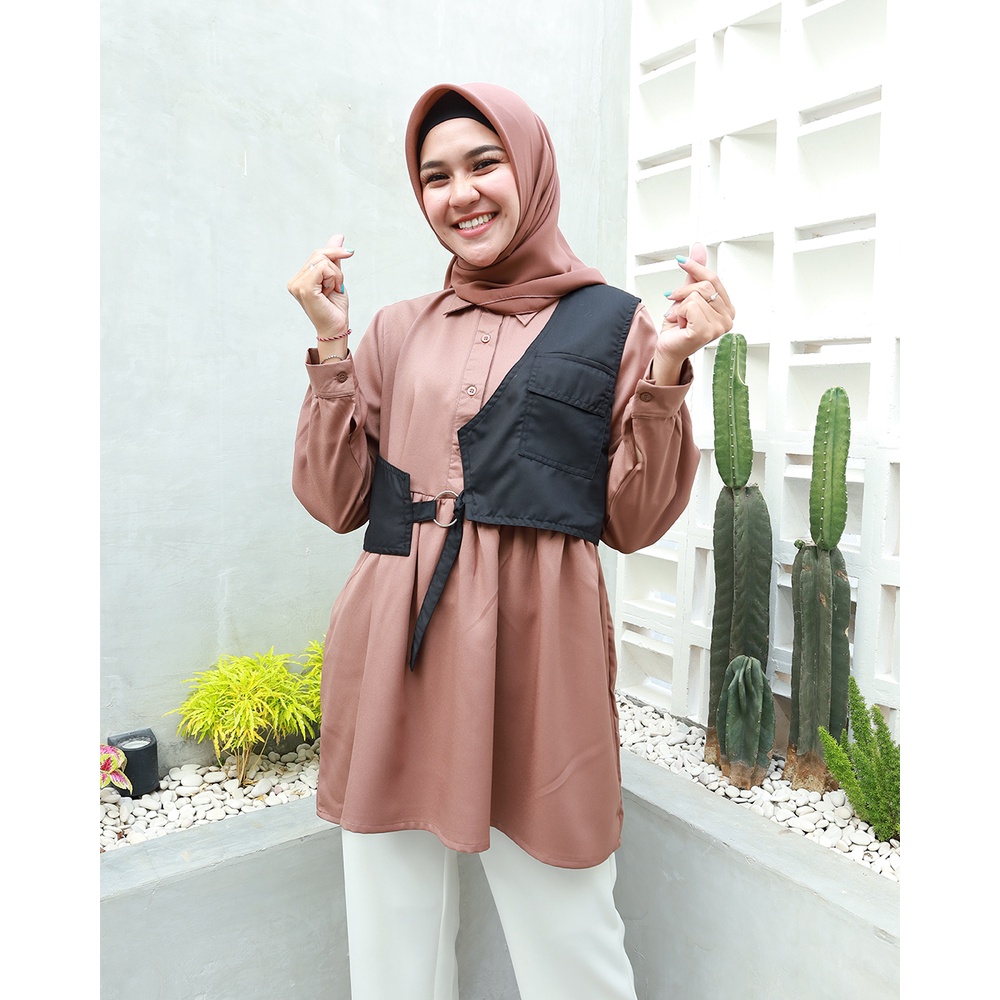 BIANCA Shirt  - Pakaian Wanita Terbaru by Hijab Mamah icis