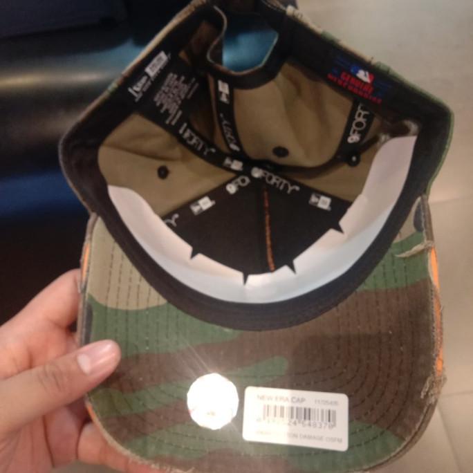 TOPI NEW ERA ORIGINAL COTTON DAMAGE ARMY