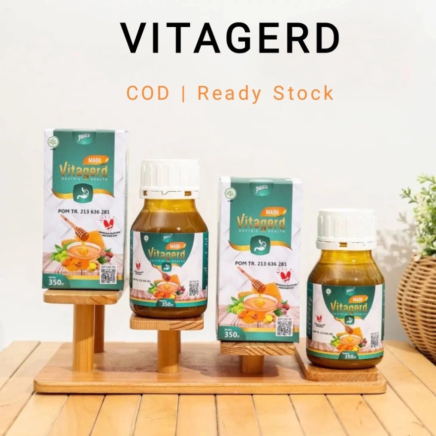 Bisa Cod Madu VITAGERD Herbal Obat GERD dan Asam Lambung Madu VITAGERD Original Asli Ori dengan Gejala Susah Tidur Sakit Kepala Kleyengan Tenggorokan