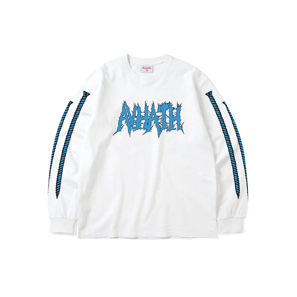 Paradise Youth Club x Avhath - Pure Evil White Longsleeve