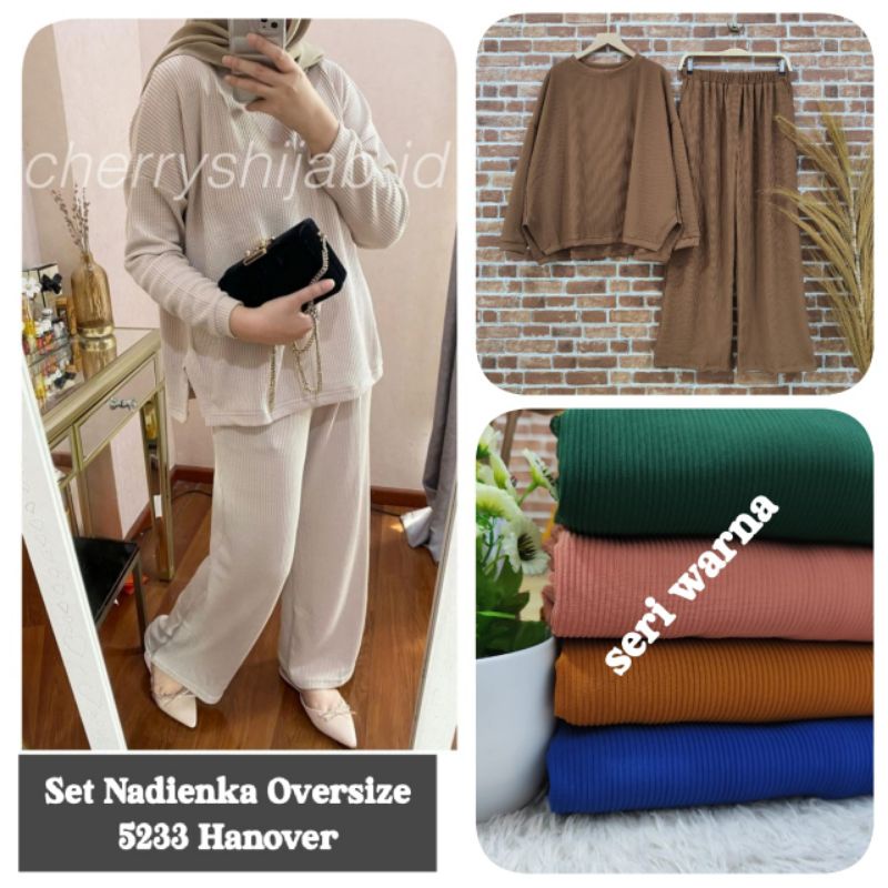 SALE PREMIUM TERMURAH | CLARKE | 5233 SET NADIENKA OVERSIZE | WILLOW SET