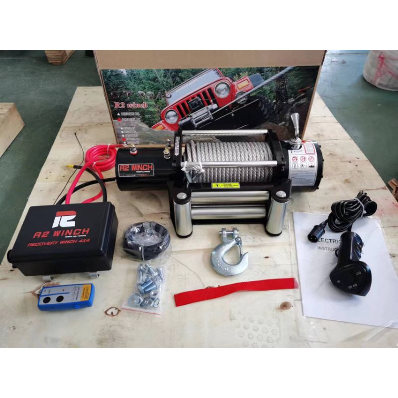 Winch R2 24volt 13000lbs 6ton Kualitas Terbaik