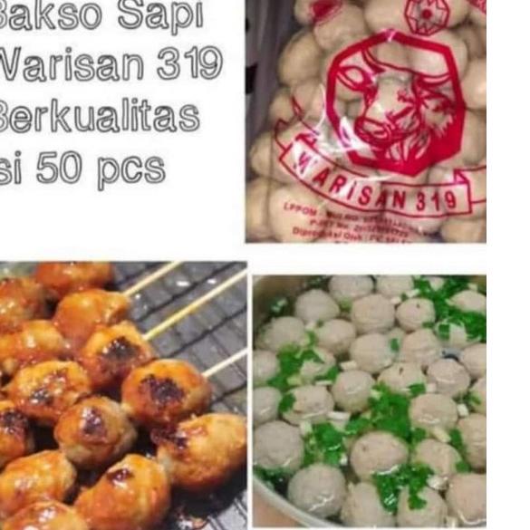 

NIS219 bakso warisan 319 isi 50 SB /Baso Warisan / Bakso Terlaris Ter enak Termurah <>