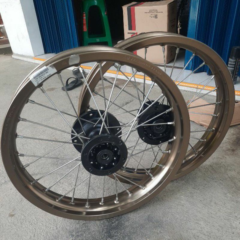 velg set whellset pelek set supermoto klx tk japan