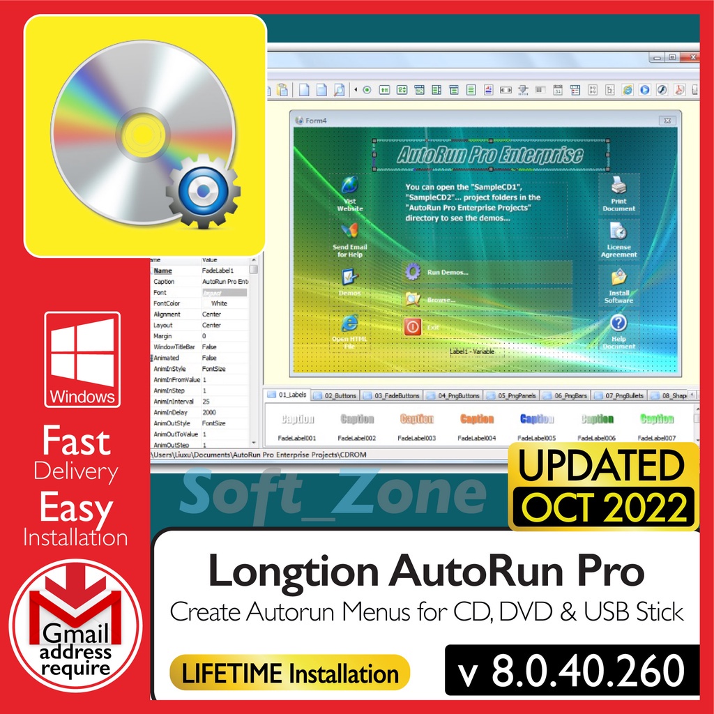 

Lngtn AtRn Pr 8.0.40.260 - Crt Atrn Mns fr CD, DVD & USB Stck [WINDOWS x64] - Dgtl Dwnld