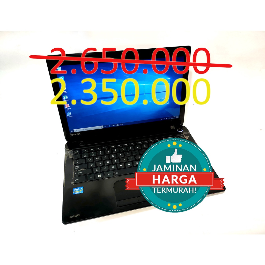 laptop i5 murah meriah - Toshiba Satellite C40-A Intel Core i5-3230M