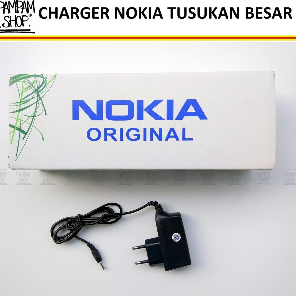 SGT.08Ja23ᴴ ‑ Travel Charger Nokia Jadul Colokan Kepala Pin Besar Original OEM Casan Carger Tusukan 
