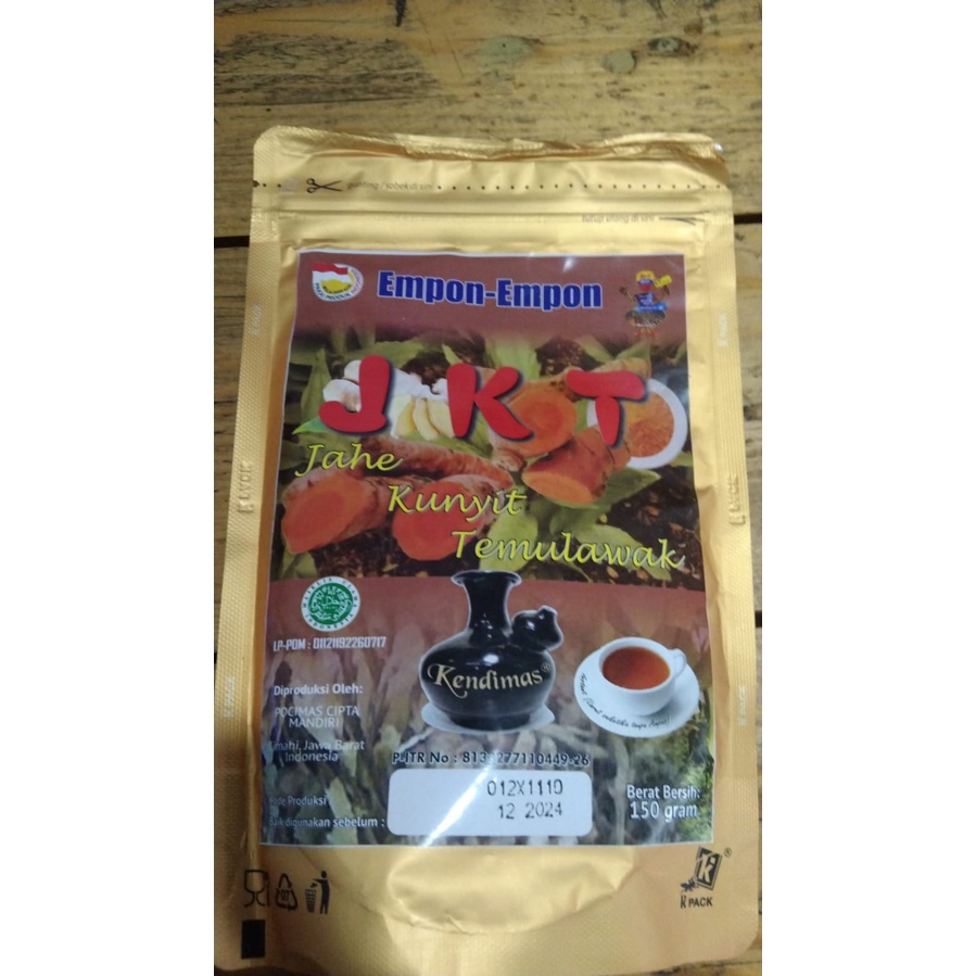 

minuman tradisional empon - empon JKT jahe kunyit temulawak by kendimas 150g