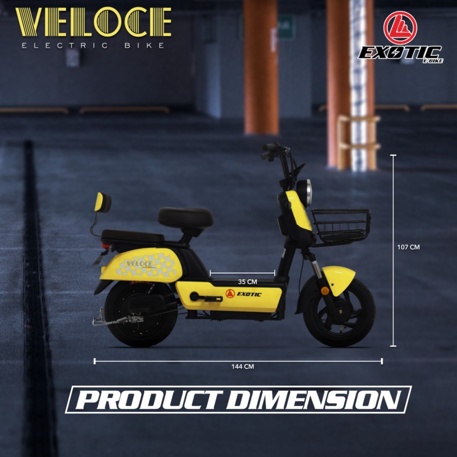 SEPEDA LISTRIK EXOTIC VELOCE TERMURAH