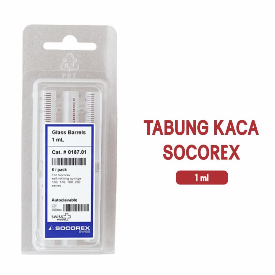 Tabung Kaca Socorex 1 Ml Medion SBY
