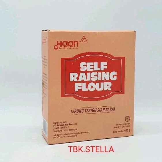 

HAAN SELF RAISING FLOUR TEPUNG TERIGU SIAP PAKAI 400 GR