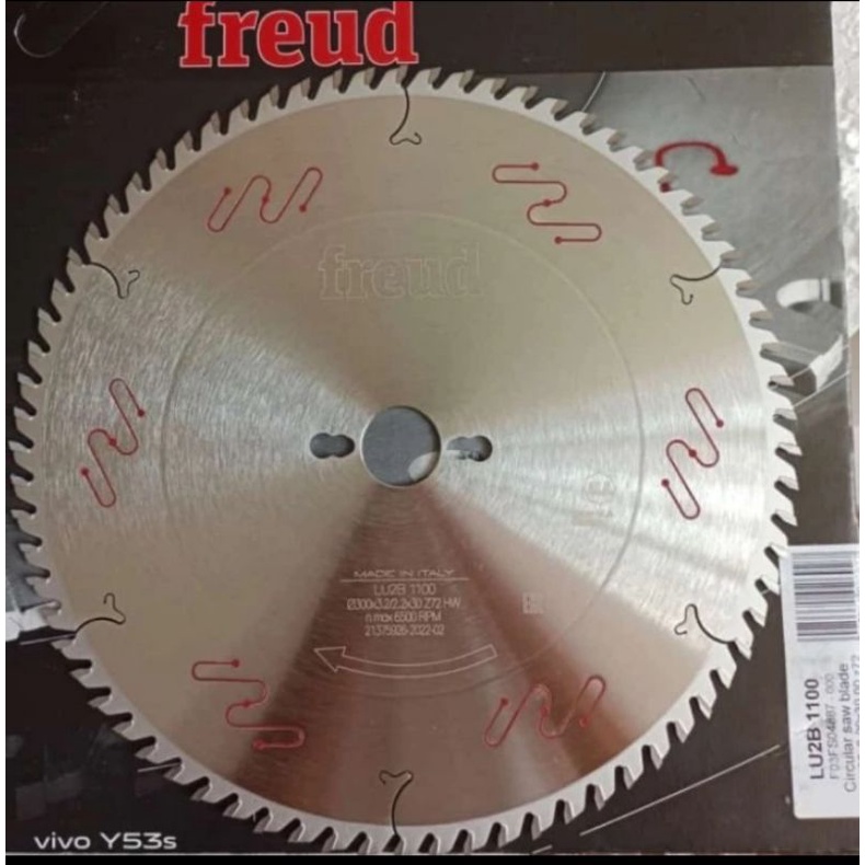mata gergaji circular 12" / mata gergaji kayu 300×2,3×30×72T freud