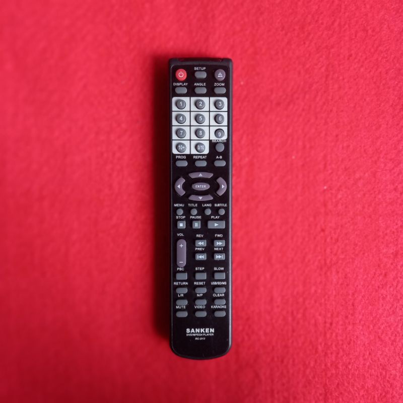 REMOTE DVD MPEG4 PLAYER SANKEN RC-D12 ORIGINAL