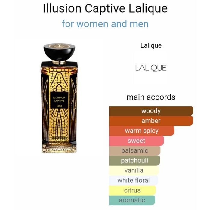 BIBIT PARFUM  Lalique iIIusion Captive BY FROMA ( PREMIUM )   - ASLI 100%