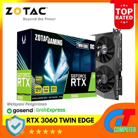 ZOTAC GAMING GeFORCE RTX3060 TWIN EDGE OC 12GB DDR6 3060 RTX DDR6