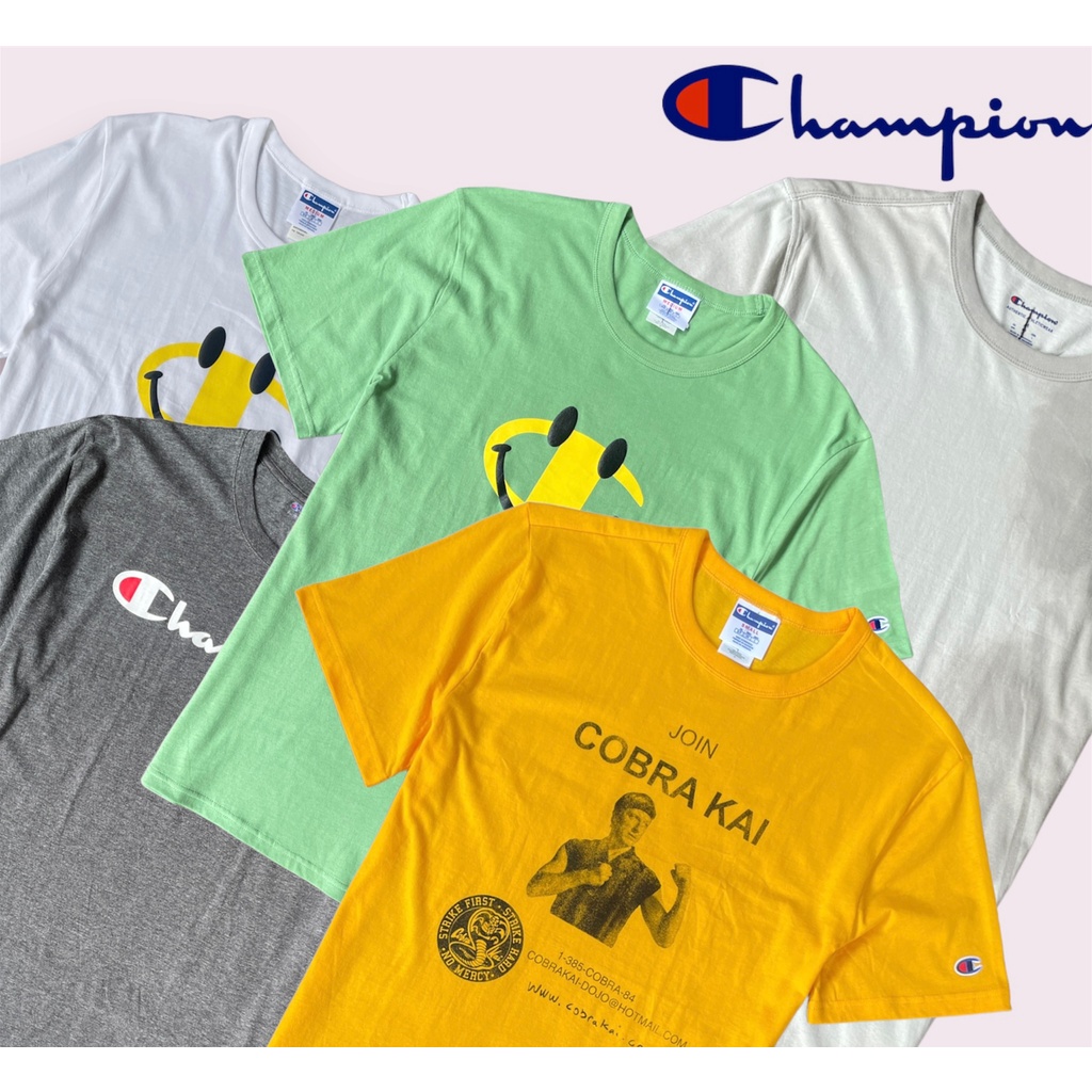T-SHIRT CHAMPION / KAOS OBLONG PRIA ORIGINAL By CHAMPION