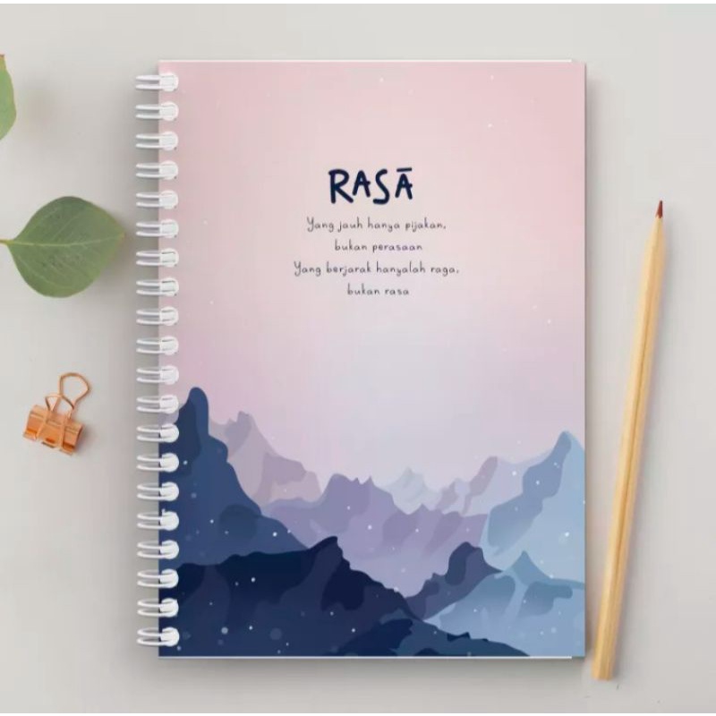 

buku sketsa | sketchbook dengan cover rasa, rindu, pulang a6 | a5