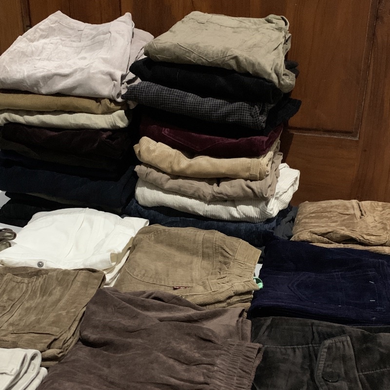 READY Borongan Corduroy Pants x30K