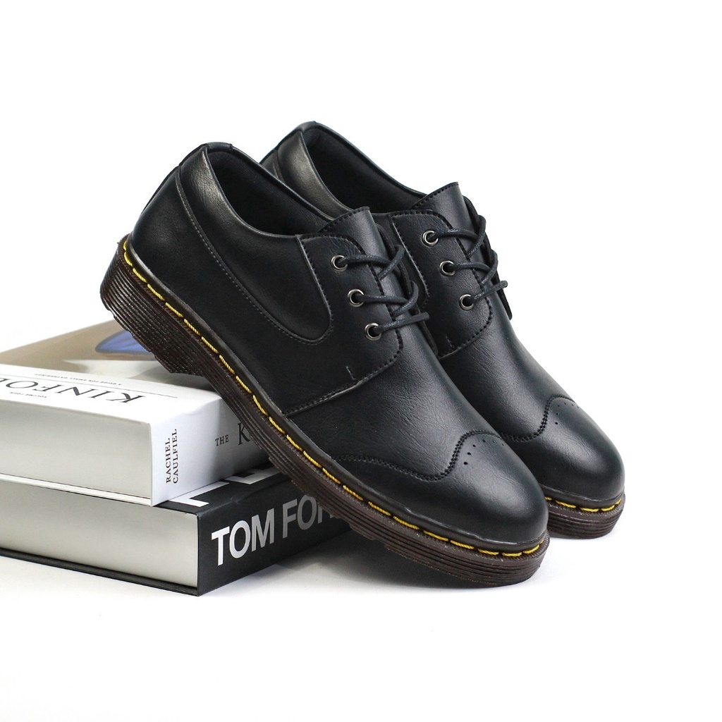 CARLOS SEPATU FORMAL PRIA CASUAL BLACK BROWN KANTORAN PERNIKAHAN ORIGINAL MURAH - SepatuFormal Panto