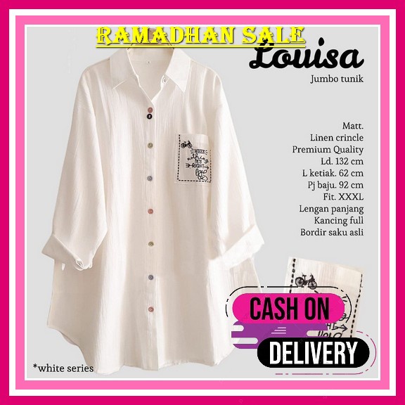 Terlaris Baju Atasan Tunik Wanita Import Top Bestie Premium | Bestseller Baju Korea Atasan Tunik Cew