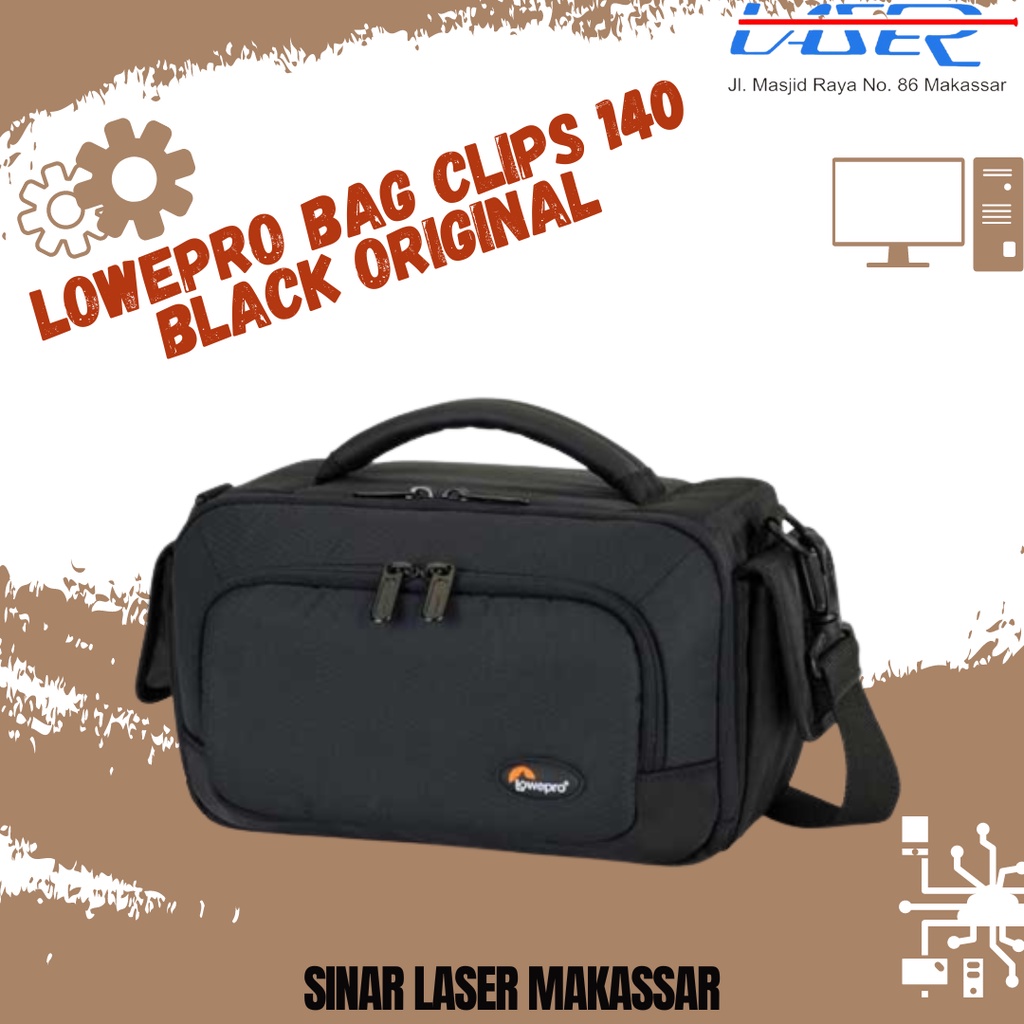 TAS LAPTOP LOWEPRO CLIPS BLACK ORIGINAL