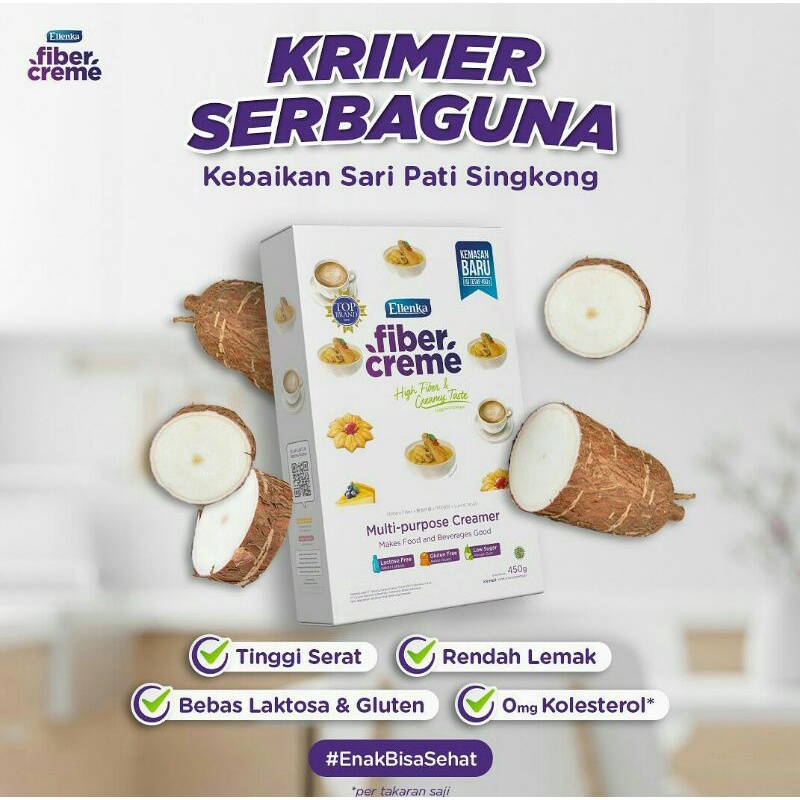 

Krimer Bubuk Fiber Creme 450gr Krimer Pengganti Santan dan Susu