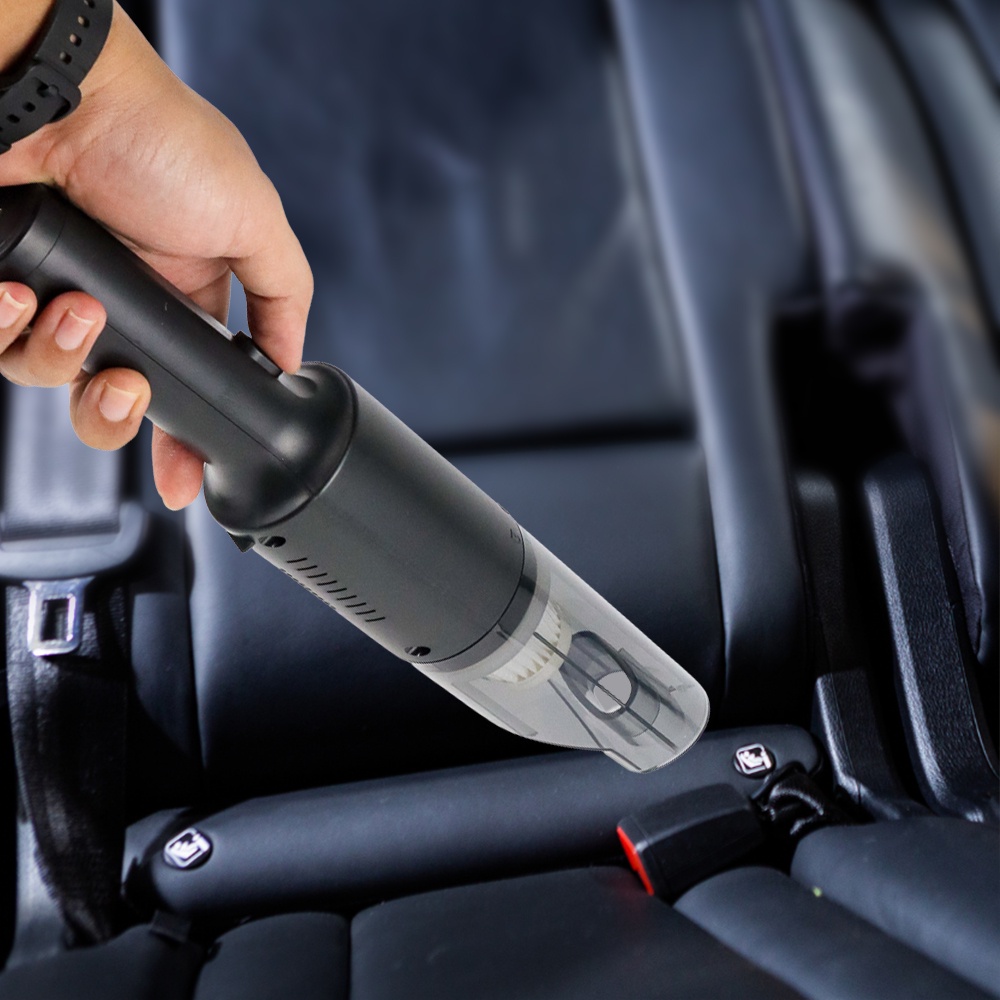 AIPINYUE Penyedot Debu Mobil Handheld Wireless Vacuum Cleaner USB Rechargeable 120W - JY007 - Black