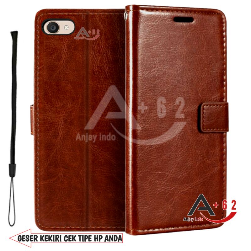Flip Case VIVO Y55 | Y55S 2017 | 1610 | Y65 1719 | Y66 | Y67 | Y69 1714 Casing Cover Leather Wallet 