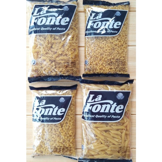 

✔MURAH LA Fonte Short 500gr Series / La Fonte 500gr Macaroni - Fusilli - Penne - Gobeti - Chifferi