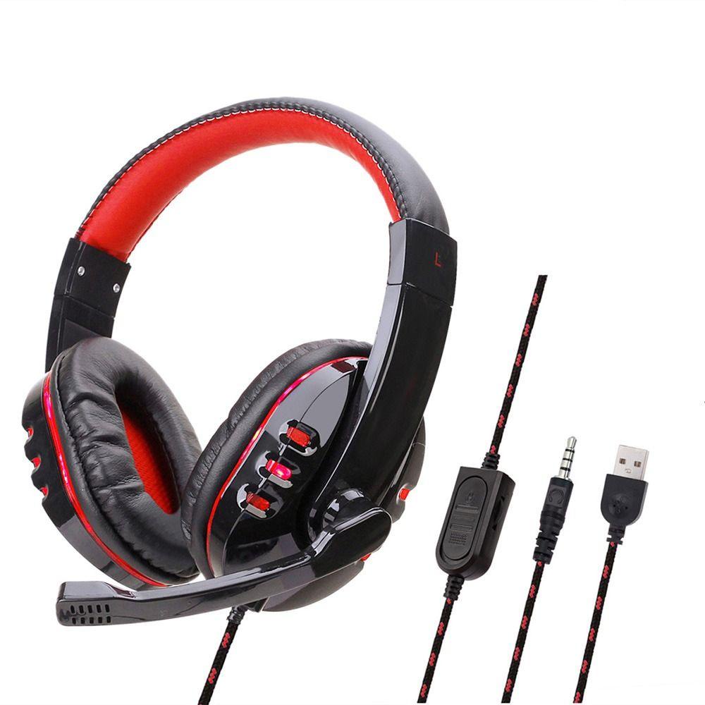 POPULAR Populer PS5 Gaming Headset Earphone Gamer PC Laptop PS4 PS5 XBOX ONE Wired Untuk PC Laptop PS4 PS5 XBOX ONE