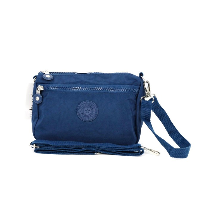 TAS SELEMPANG WANITA+KIPLING 186+2 RES+BAHAN PARASUT - Navy