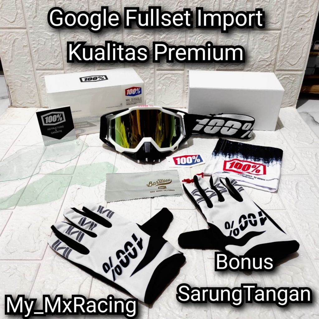 kacamata goggle trail sunmori fullset import dengan kualitas premium BONUS sarung tangan kacamata goggle trail cross terlaris fullset 025 kualitas premium BEST SELLER