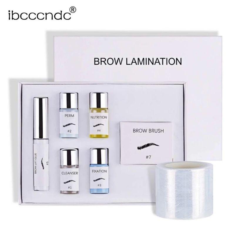 Ibcccndc Brow Lamination Kit Set Eyebrow Lifting Kit Pengangkat Alis Brow Bomber Lotion Perm Diy Ber