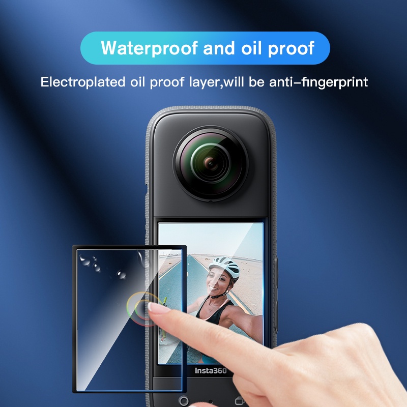 [Harga Grosir]Pelindung Layar Tempered Glass HD Anti Gores Untuk Insta 360 ONE X3