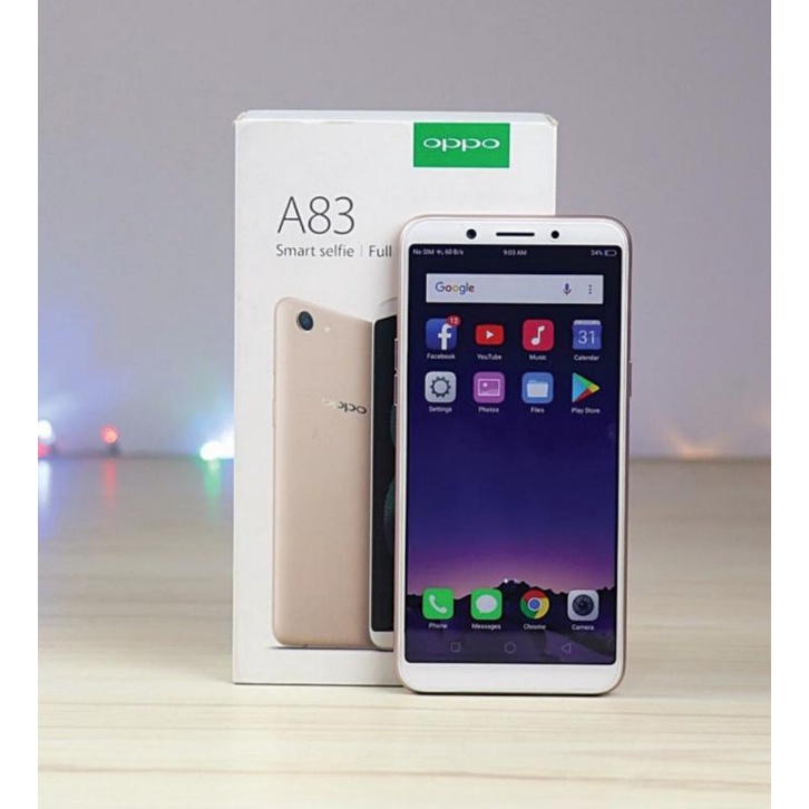 OPPO A83 ORI RAM 6/128 BARU FULLSET GARANSI 1TAHUN SEGEL IPS LCD 6,53inchi KAMERA SINGLE 13mp