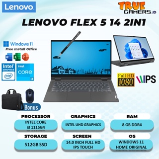 Laptop Lenovo Flex 5 14 Touch Intel i3 8GB 1TBssd 14.FHD IPS Touchscreen